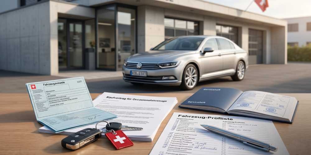 Dokumente für den Autoverkauf in der Schweiz