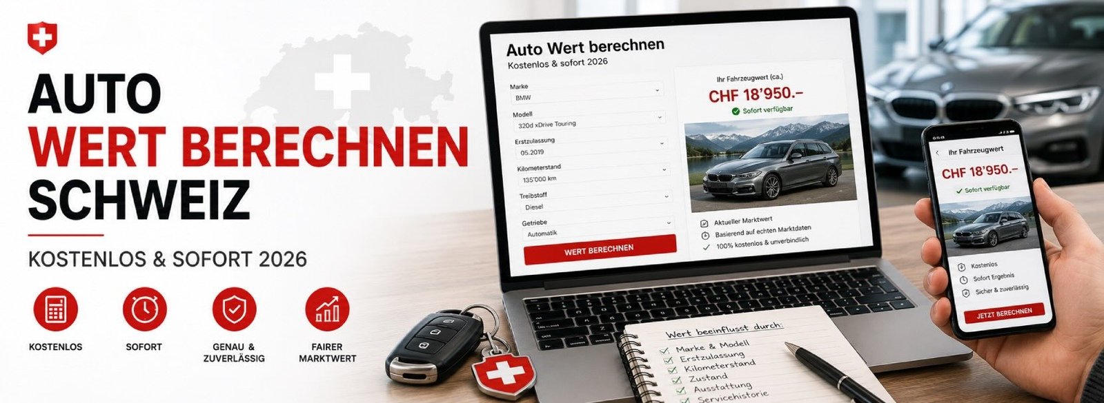 Auto Wert berechnen Schweiz
